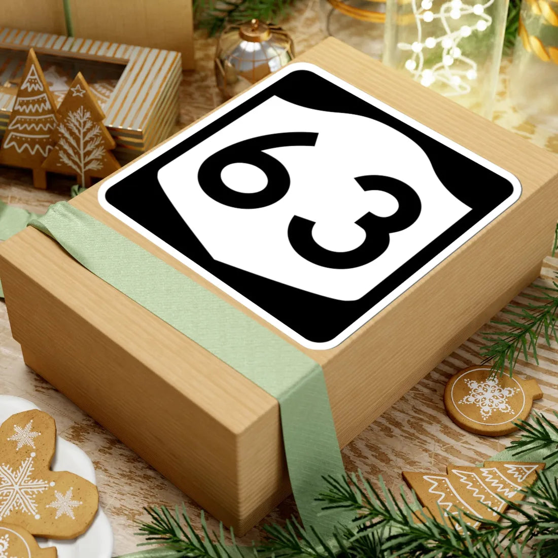 NY-63 (New York) (Road Sign) STICKER Vinyl Kiss-Cut Decal - The Sticker Space