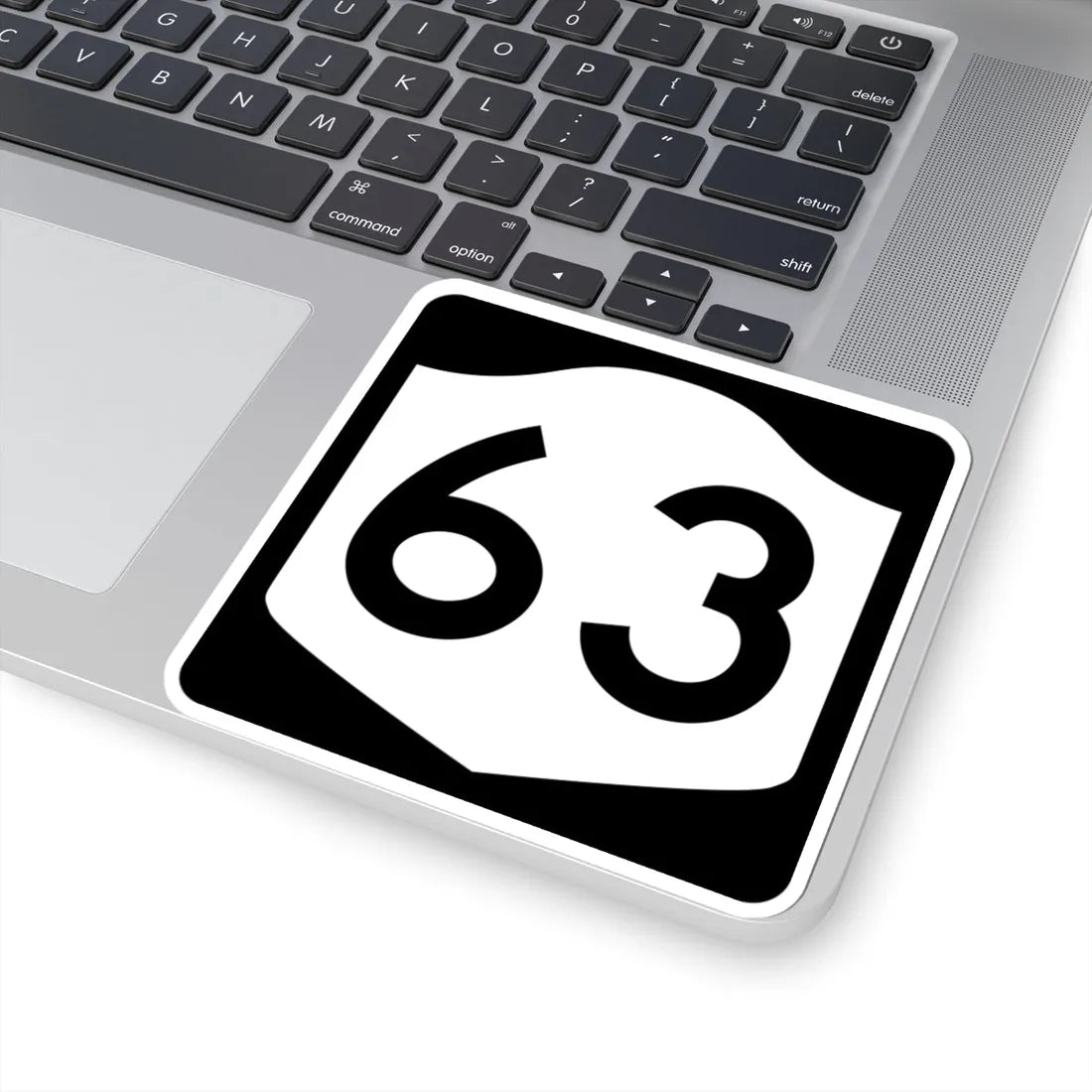 NY-63 (New York) (Road Sign) STICKER Vinyl Kiss-Cut Decal - The Sticker Space