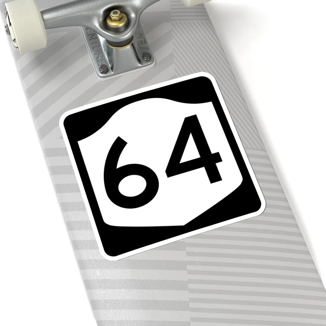 NY-64 (New York) (Road Sign) STICKER Vinyl Kiss-Cut Decal - The Sticker Space