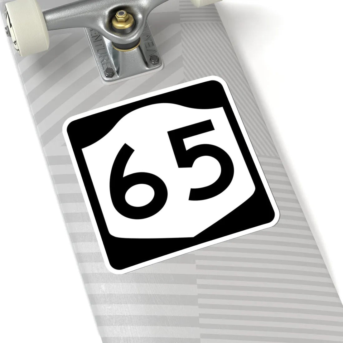 NY-65 (New York) (Road Sign) STICKER Vinyl Kiss-Cut Decal - The Sticker Space