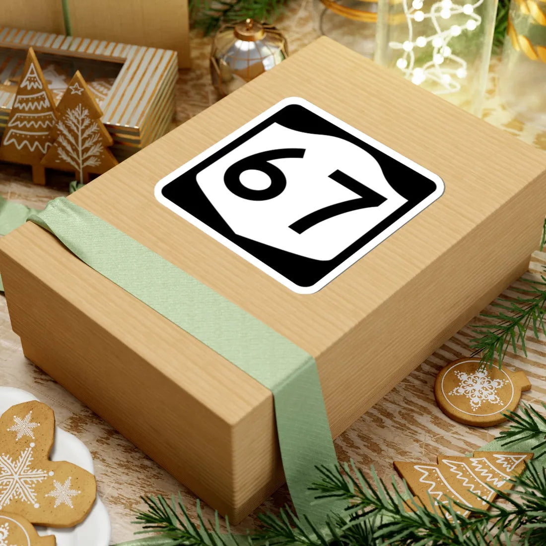 NY-67 (New York) (Road Sign) STICKER Vinyl Kiss-Cut Decal - The Sticker Space