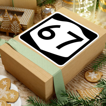 NY-67 (New York) (Road Sign) STICKER Vinyl Kiss-Cut Decal - The Sticker Space