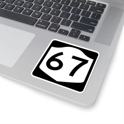 NY-67 (New York) (Road Sign) STICKER Vinyl Kiss-Cut Decal - The Sticker Space