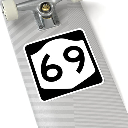NY-69 (New York) (Road Sign) STICKER Vinyl Kiss-Cut Decal - The Sticker Space