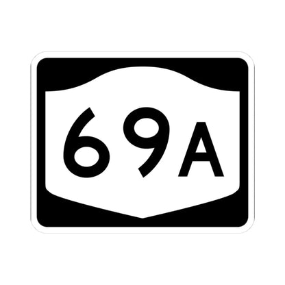 NY-69A (New York) (Road Sign) STICKER Vinyl Kiss-Cut Decal 3 Inch White - The Sticker Space