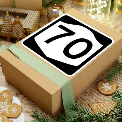 NY-70 (New York) (Road Sign) STICKER Vinyl Kiss-Cut Decal - The Sticker Space