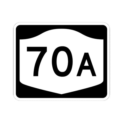 NY-70A (New York) (Road Sign) STICKER Vinyl Kiss-Cut Decal 6 Inch White - The Sticker Space