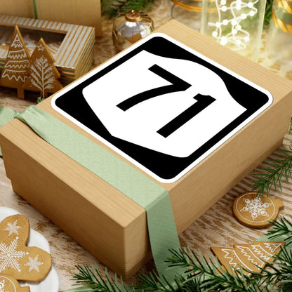 NY-71 (New York) (Road Sign) STICKER Vinyl Kiss-Cut Decal - The Sticker Space