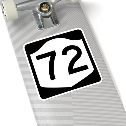 NY-72 (New York) (Road Sign) STICKER Vinyl Kiss-Cut Decal - The Sticker Space