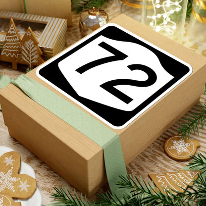 NY-72 (New York) (Road Sign) STICKER Vinyl Kiss-Cut Decal - The Sticker Space