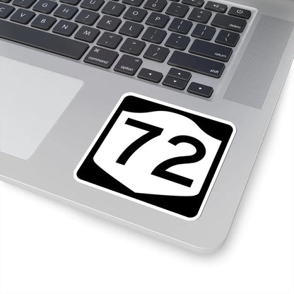 NY-72 (New York) (Road Sign) STICKER Vinyl Kiss-Cut Decal - The Sticker Space