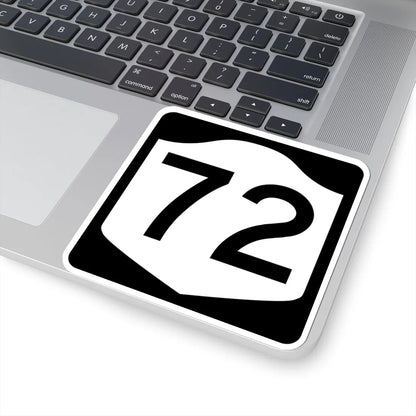 NY-72 (New York) (Road Sign) STICKER Vinyl Kiss-Cut Decal - The Sticker Space