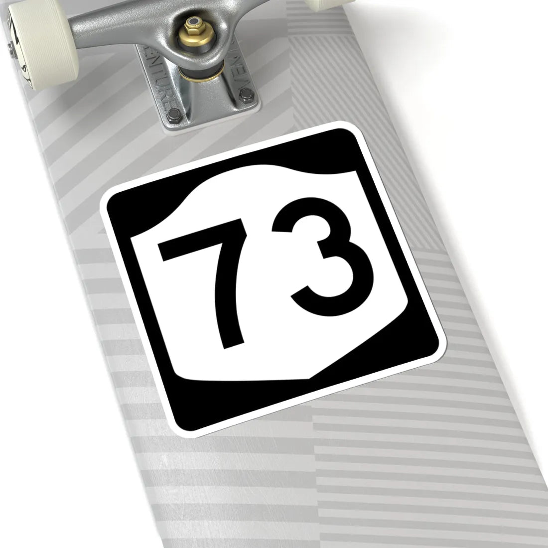 NY-73 (New York) (Road Sign) STICKER Vinyl Kiss-Cut Decal - The Sticker Space