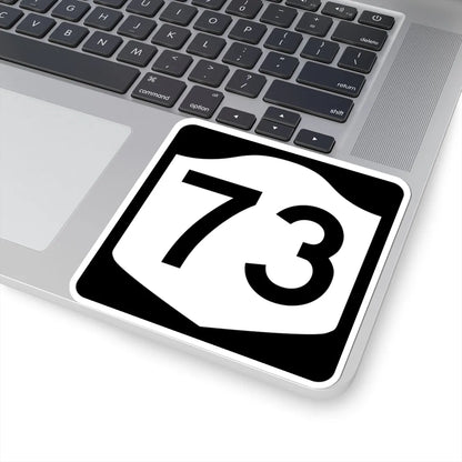 NY-73 (New York) (Road Sign) STICKER Vinyl Kiss-Cut Decal - The Sticker Space