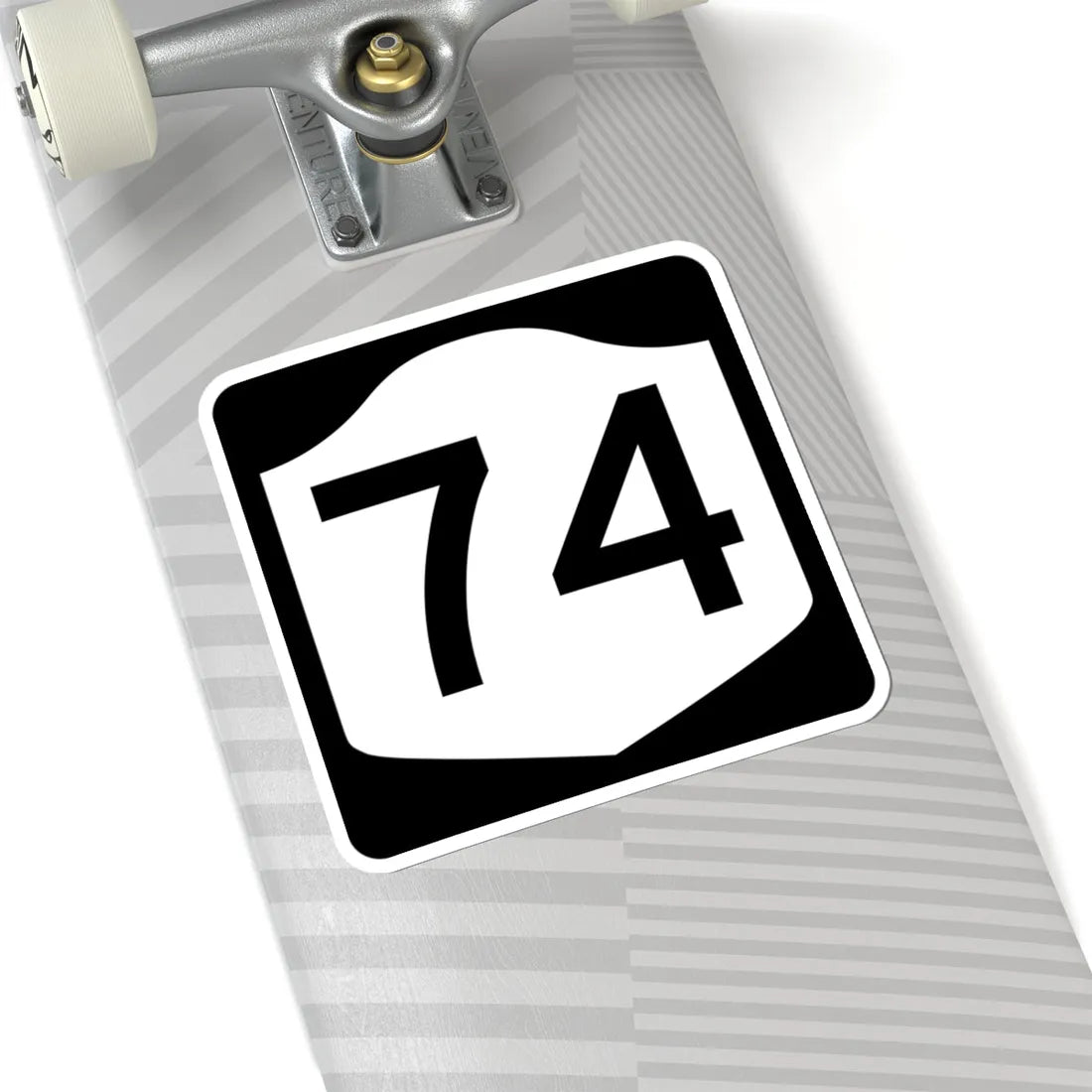 NY-74 (New York) (Road Sign) STICKER Vinyl Kiss-Cut Decal - The Sticker Space