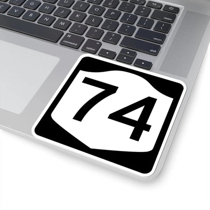 NY-74 (New York) (Road Sign) STICKER Vinyl Kiss-Cut Decal - The Sticker Space
