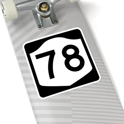 NY-78 (New York) (Road Sign) STICKER Vinyl Kiss-Cut Decal - The Sticker Space