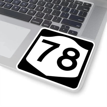 NY-78 (New York) (Road Sign) STICKER Vinyl Kiss-Cut Decal - The Sticker Space