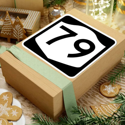 NY-79 (New York) (Road Sign) STICKER Vinyl Kiss-Cut Decal - The Sticker Space