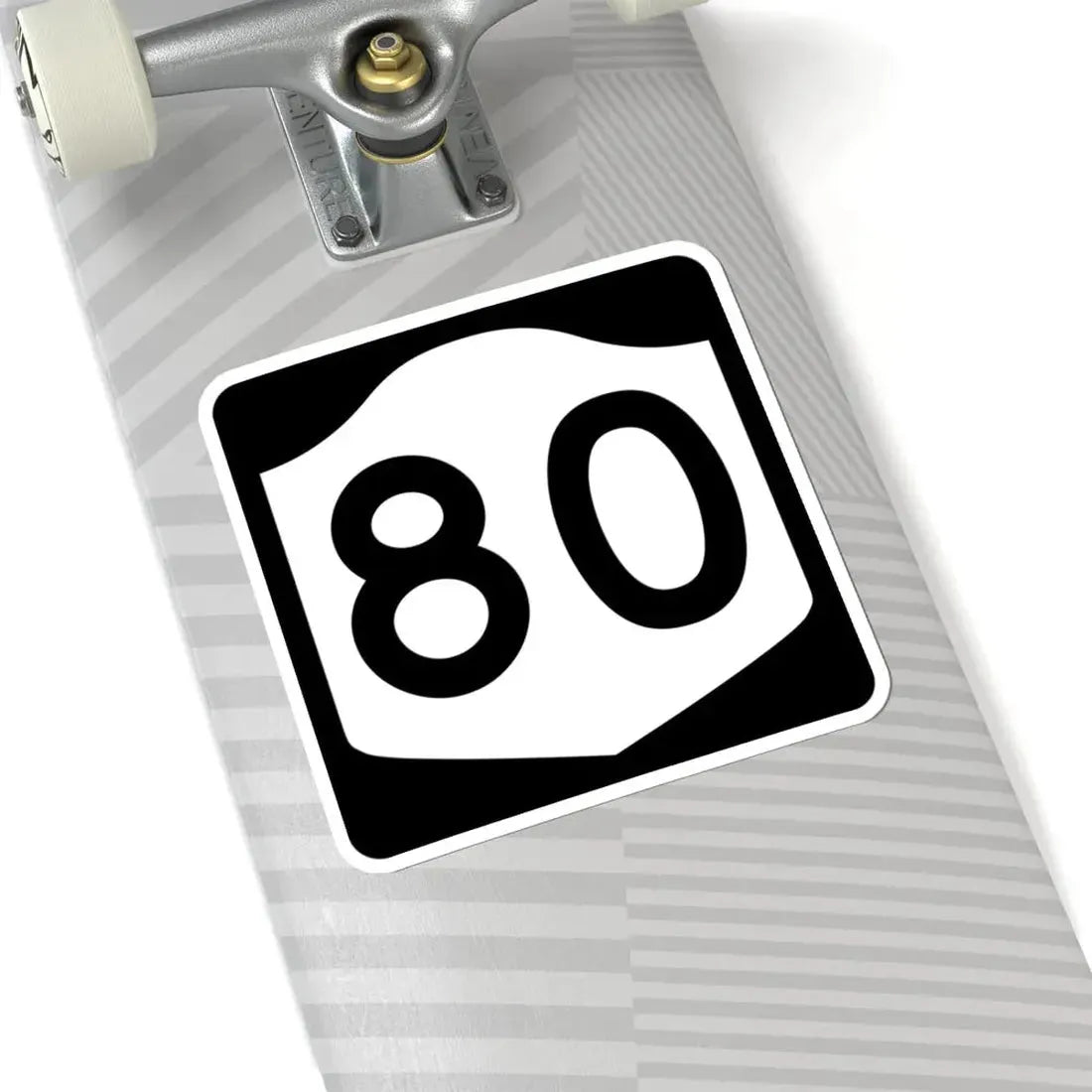 NY-80 (New York) (Road Sign) STICKER Vinyl Kiss-Cut Decal - The Sticker Space
