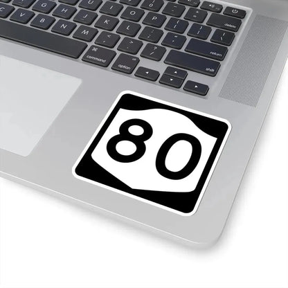 NY-80 (New York) (Road Sign) STICKER Vinyl Kiss-Cut Decal - The Sticker Space