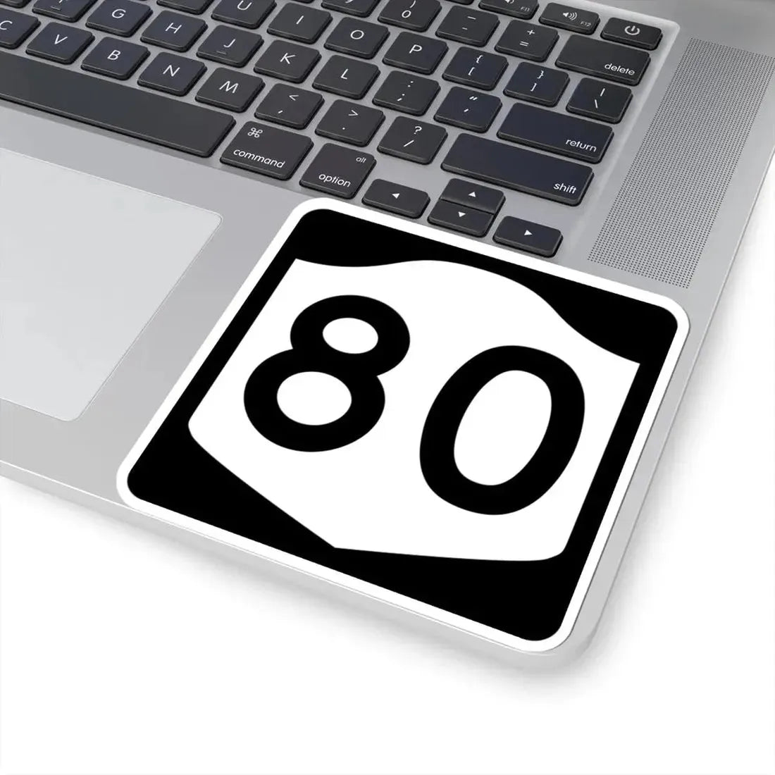 NY-80 (New York) (Road Sign) STICKER Vinyl Kiss-Cut Decal - The Sticker Space