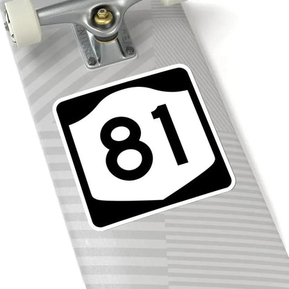 NY-81 (New York) (Road Sign) STICKER Vinyl Kiss-Cut Decal - The Sticker Space