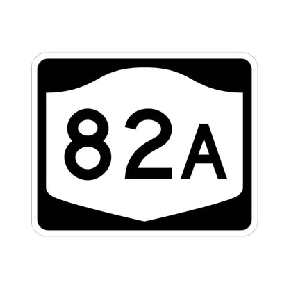 NY-82A (New York) (Road Sign) STICKER Vinyl Kiss-Cut Decal 4 Inch White - The Sticker Space