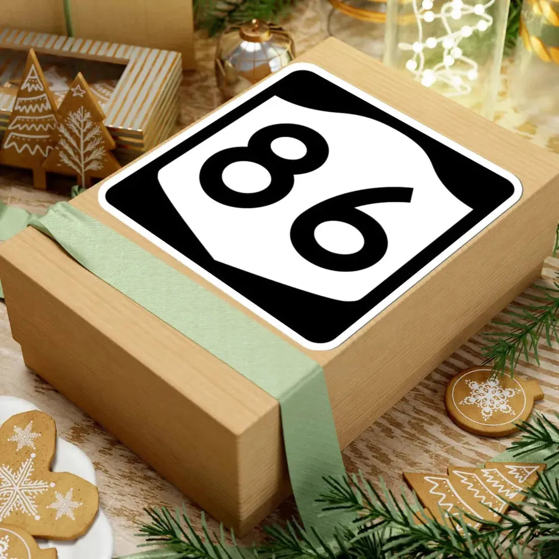 NY-86 (New York) (Road Sign) STICKER Vinyl Kiss-Cut Decal - The Sticker Space