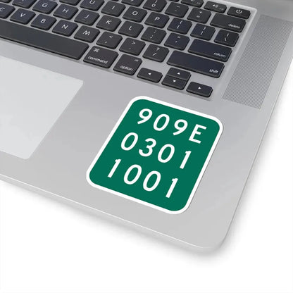 NY-909E (New York) (Road Sign) STICKER Vinyl Kiss-Cut Decal - The Sticker Space