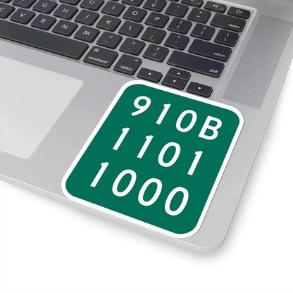 NY-910B (New York) (Road Sign) STICKER Vinyl Kiss-Cut Decal - The Sticker Space