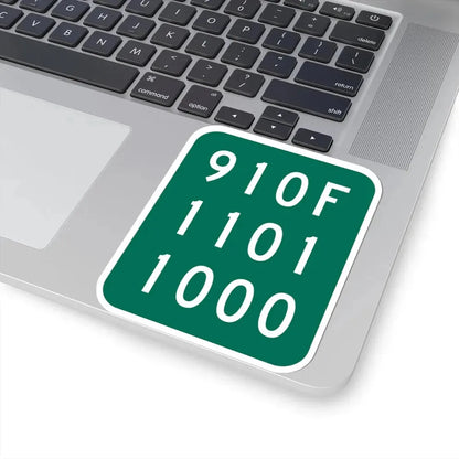 NY-910F (New York) (Road Sign) STICKER Vinyl Kiss-Cut Decal - The Sticker Space