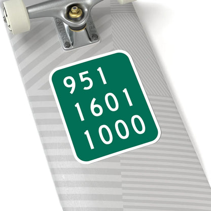 NY-911H (New York) (Road Sign) STICKER Vinyl Kiss-Cut Decal - The Sticker Space