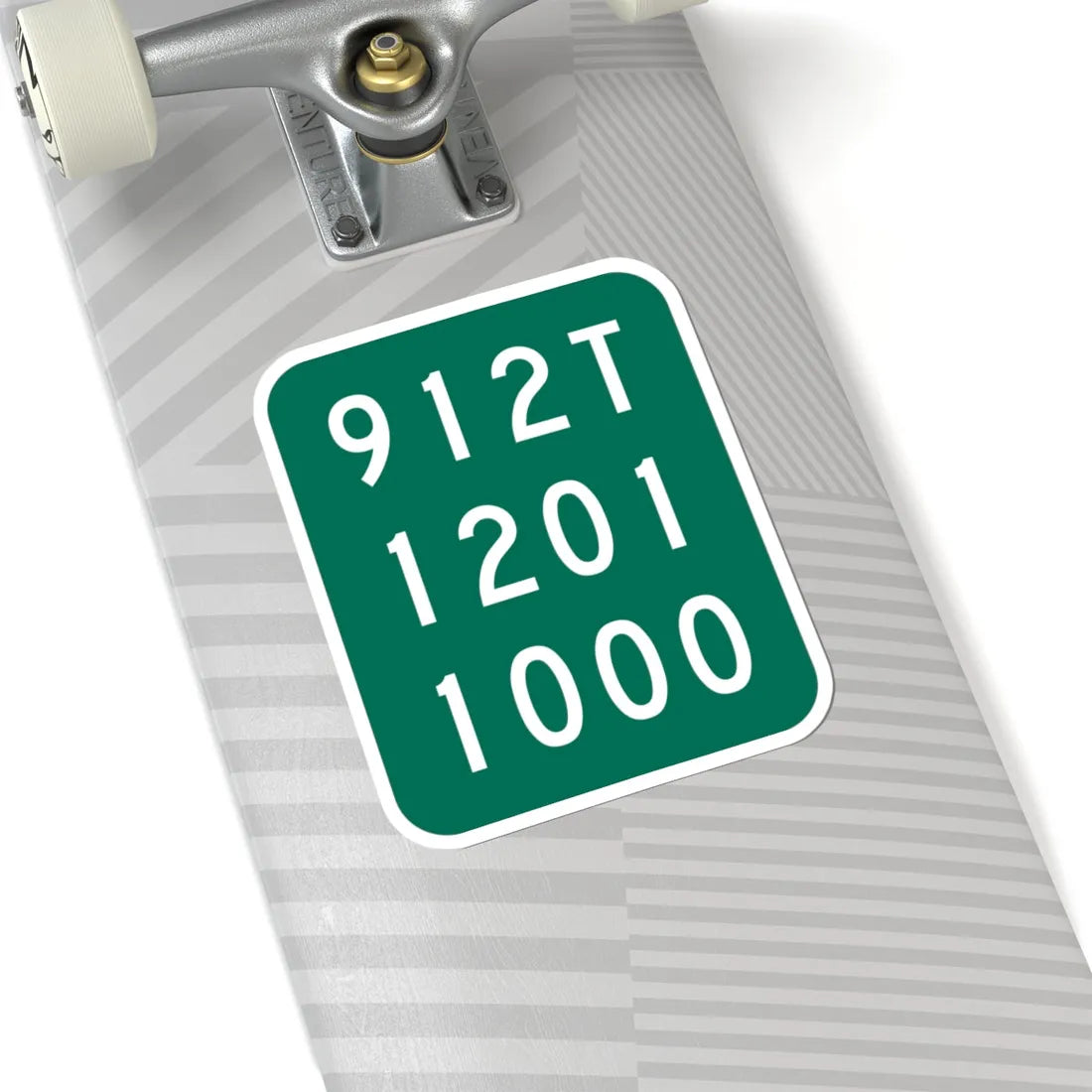 NY-912T (New York) (Road Sign) STICKER Vinyl Kiss-Cut Decal - The Sticker Space