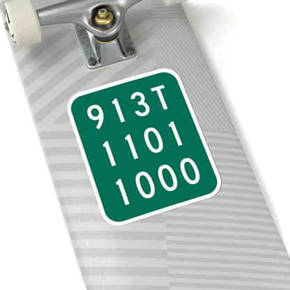 NY-913T (New York) (Road Sign) STICKER Vinyl Kiss-Cut Decal - The Sticker Space