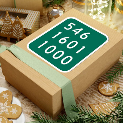 NY-914T (New York) (Road Sign) STICKER Vinyl Kiss-Cut Decal - The Sticker Space