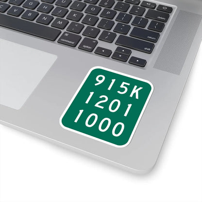 NY-915K (New York) (Road Sign) STICKER Vinyl Kiss-Cut Decal - The Sticker Space