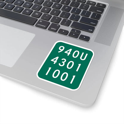 NY-940U (New York) (Road Sign) STICKER Vinyl Kiss-Cut Decal - The Sticker Space