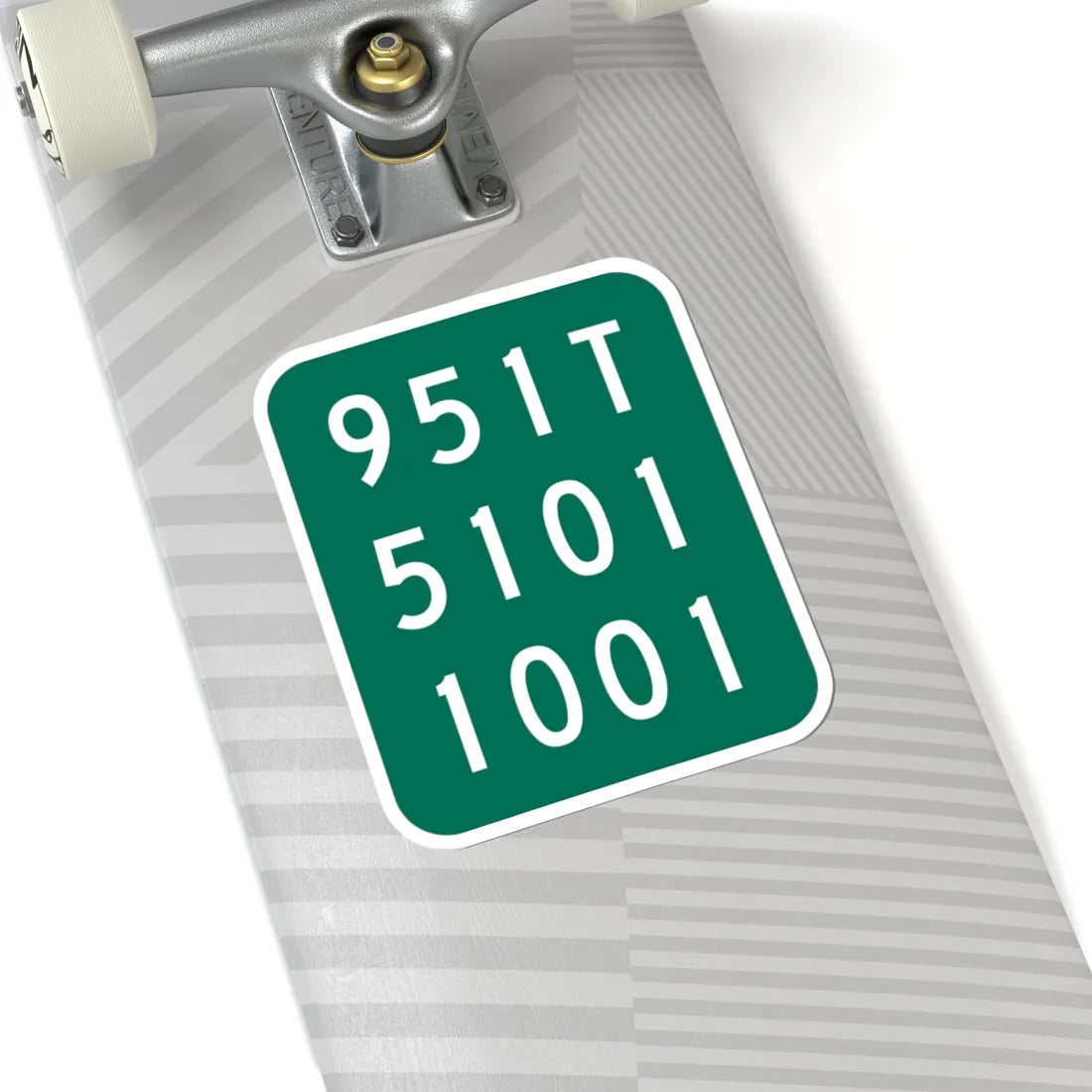 NY-951T (New York) (Road Sign) STICKER Vinyl Kiss-Cut Decal - The Sticker Space