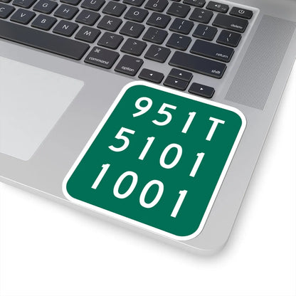 NY-951T (New York) (Road Sign) STICKER Vinyl Kiss-Cut Decal - The Sticker Space