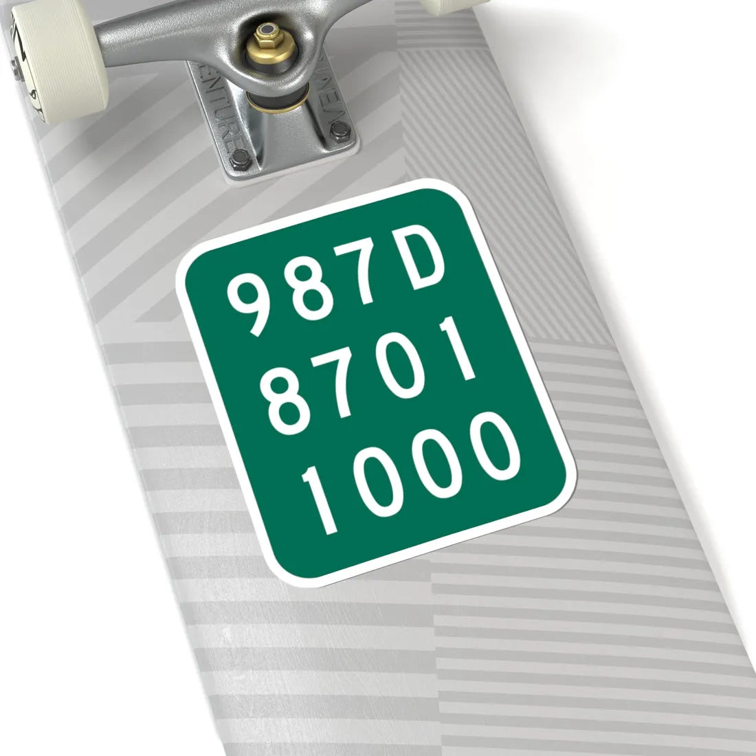 NY-987D (New York) (Road Sign) STICKER Vinyl Kiss-Cut Decal - The Sticker Space