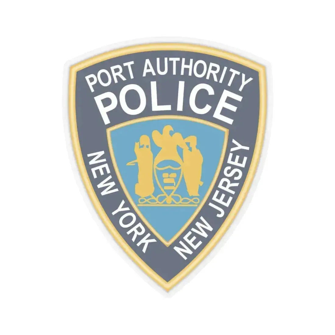NY NJ Port Authority - STICKER Vinyl Kiss-Cut Decal 4 Inch Transparent - The Sticker Space