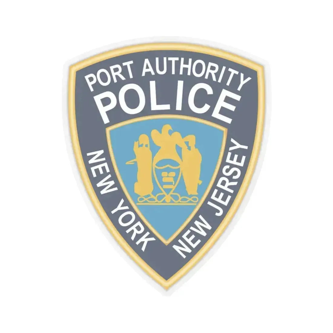 NY NJ Port Authority - STICKER Vinyl Kiss-Cut Decal 6 Inch Transparent - The Sticker Space