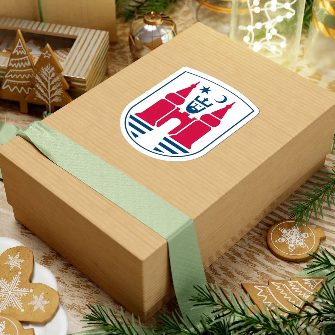 Nyborg Kommune coa (Denmark) (Coat of Arms) STICKER Vinyl Kiss-Cut Decal - The Sticker Space