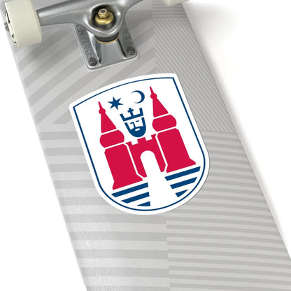 Nyborg Kommune coa (Denmark) (Coat of Arms) STICKER Vinyl Kiss-Cut Decal - The Sticker Space