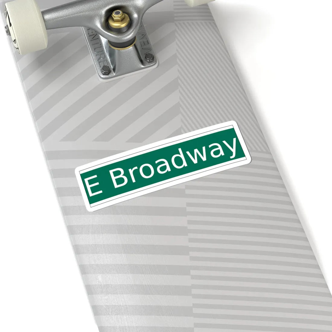 NYCDOT East Broadway Sign (New York) (Road Sign) STICKER Vinyl Kiss-Cut Decal - The Sticker Space