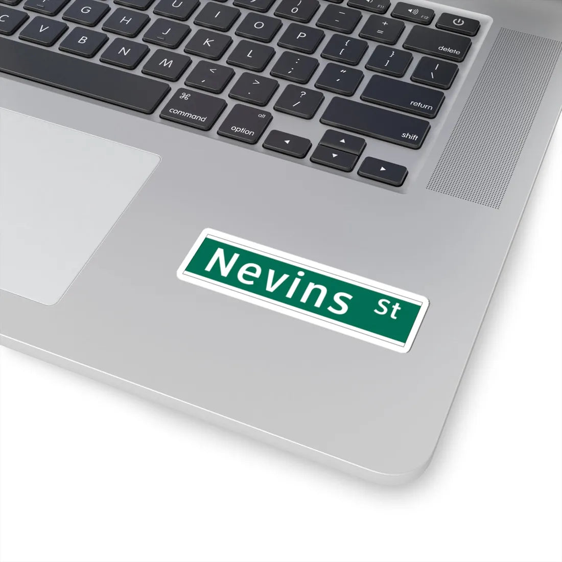 NYCDOT NEVINS ST Sign (New York) (Road Sign) STICKER Vinyl Kiss-Cut Decal - The Sticker Space