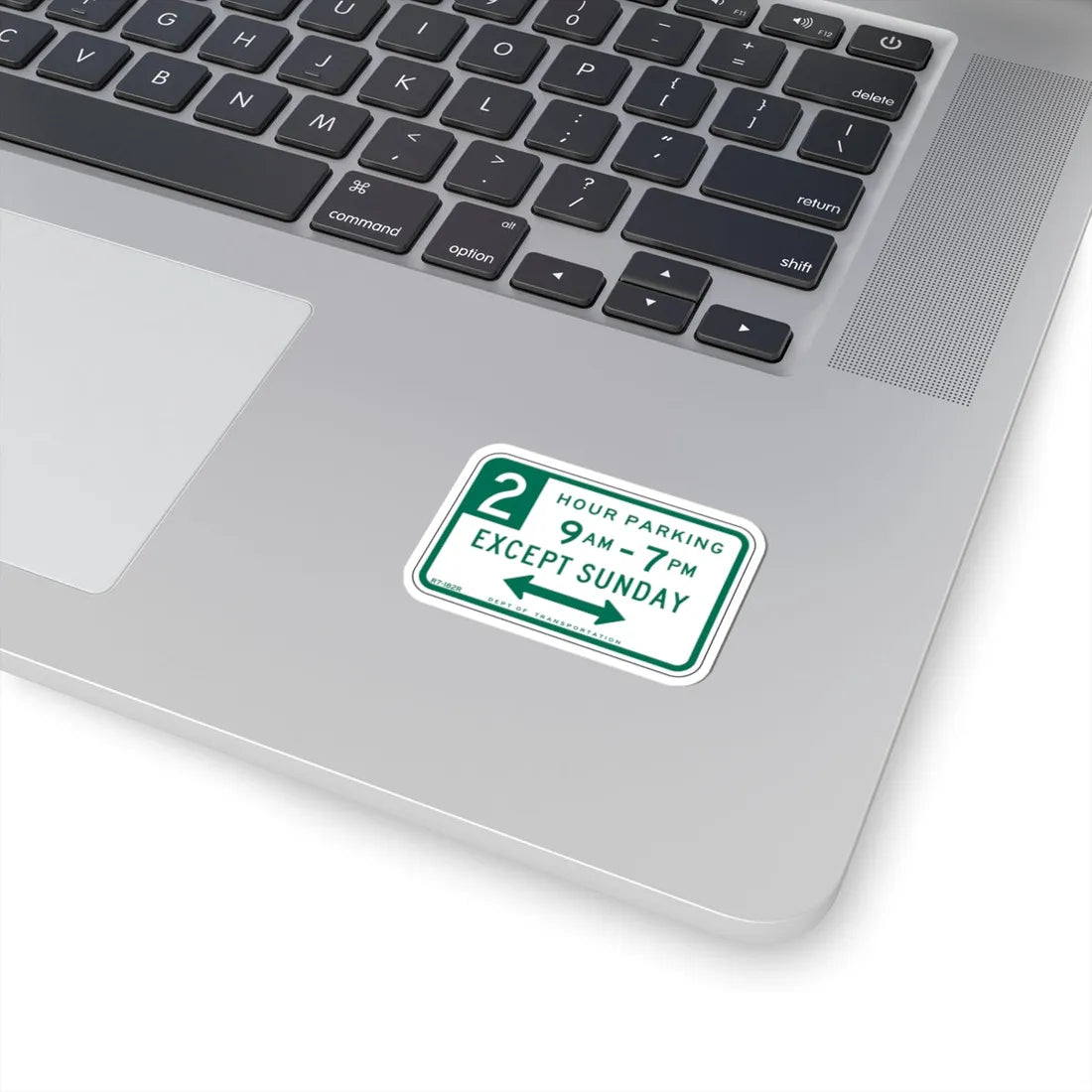 NYCDOT R7-182R (New York) (Road Sign) STICKER Vinyl Kiss-Cut Decal - The Sticker Space