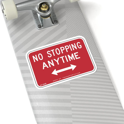 NYCDOT R7-20R (New York) (Road Sign) STICKER Vinyl Kiss-Cut Decal - The Sticker Space