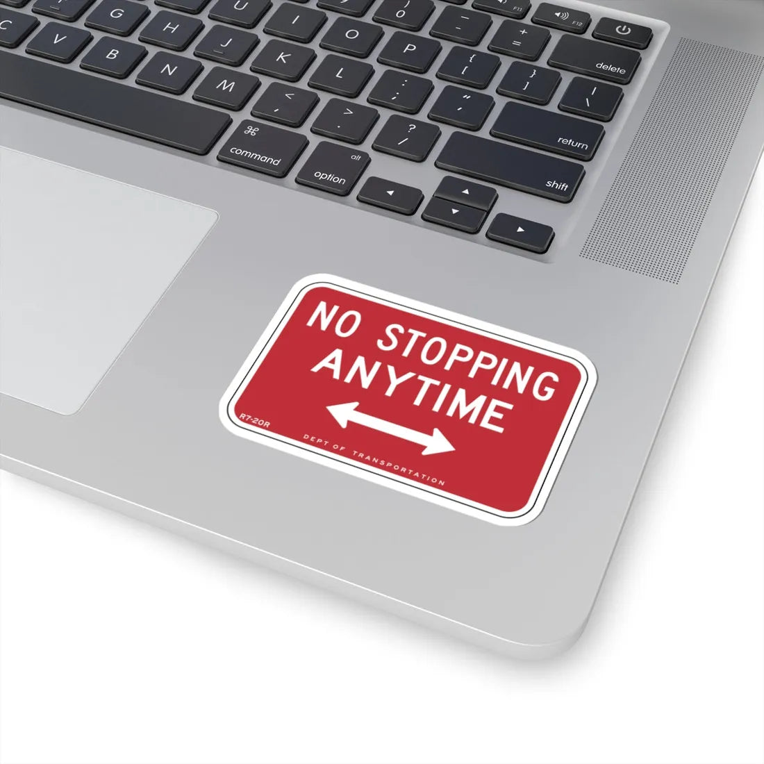 NYCDOT R7-20R (New York) (Road Sign) STICKER Vinyl Kiss-Cut Decal - The Sticker Space